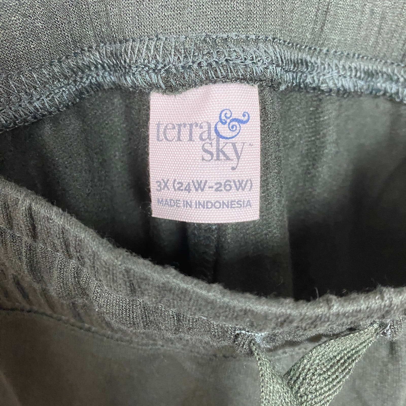 Terra&Sky Green Wide Leg Pull On Pants Sz.3x Nwt — image 6 of 8